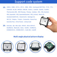 Motor de escáner de código de barras ECodeSky EMT8051MC OEM, lector USB RS232, módulo de escáner de código Qr