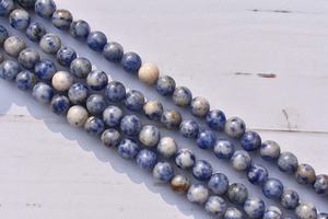 Sodalite Gemstone Mala | Crystal heling mala | Sodalite 108 Beads Mala - Product Image 5