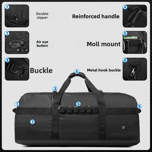 Sac de voyage de grande capacité pour le sport et la gym, sac de sport extra large pour équipement de gym, sac de voyage sportif - Product Image 3