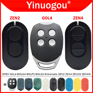 DITEC GOL4 BIXLG4 BIXLS2 <span class=keywords><strong>BIXLP2</strong></span> Entrematic ZEN2 ZEN4 ZEN2W ZEN4W Mando a distancia para puerta de garaje, 433,92 MHz, código var - Product Image 2