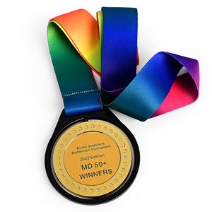 ชุดเหรียญทองพร้อมริบบิ้นสำหรับการฉลองการแข่งขันกีฬาและการเล่นฟุตบอล - Product Image 1