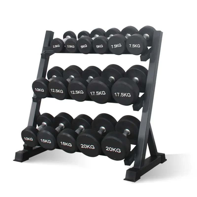 Home Gym Multi Dumbbell Rack Storage Weight Plate Storage Barbell Holder Storage Weight Plate Dumbbell Steel Rack