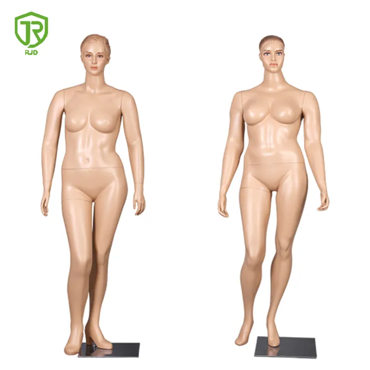 plus size full body plastic Female fat big butt clothing mannequin women model display clothing