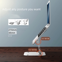 Support pour ordinateur portable en aluminium pliable Portable support universel à hauteur réglable pour toutes les tailles en acier au carbone avec nouveau statut de produit