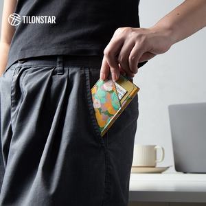 TILONSTAR TVC501 Minimaliste Hommes Métal Portefeuille Aluminium Automatique Pop up Carte de Crédit Titulaire - Product Image 6