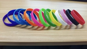 Fashion Style Logo Printed France Flag Summer Children Silicone <b>Adjustable</b> <b>Bracelet</b> Promotional Sports Tradeshow Giveaways - Product Image 4