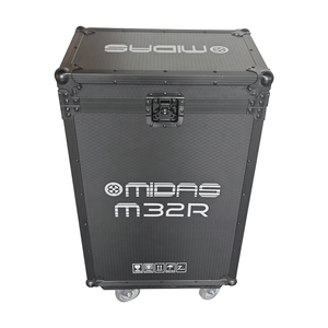 Estuche de vuelo en vivo <span class=keywords><strong>Midas</strong></span> M32R personalizado versión Normal Todo negro con <span class=keywords><strong>ruedas</strong></span> sistema Pa equipo de escenario mezclador Digital estuche de vuelo - Product Image 4