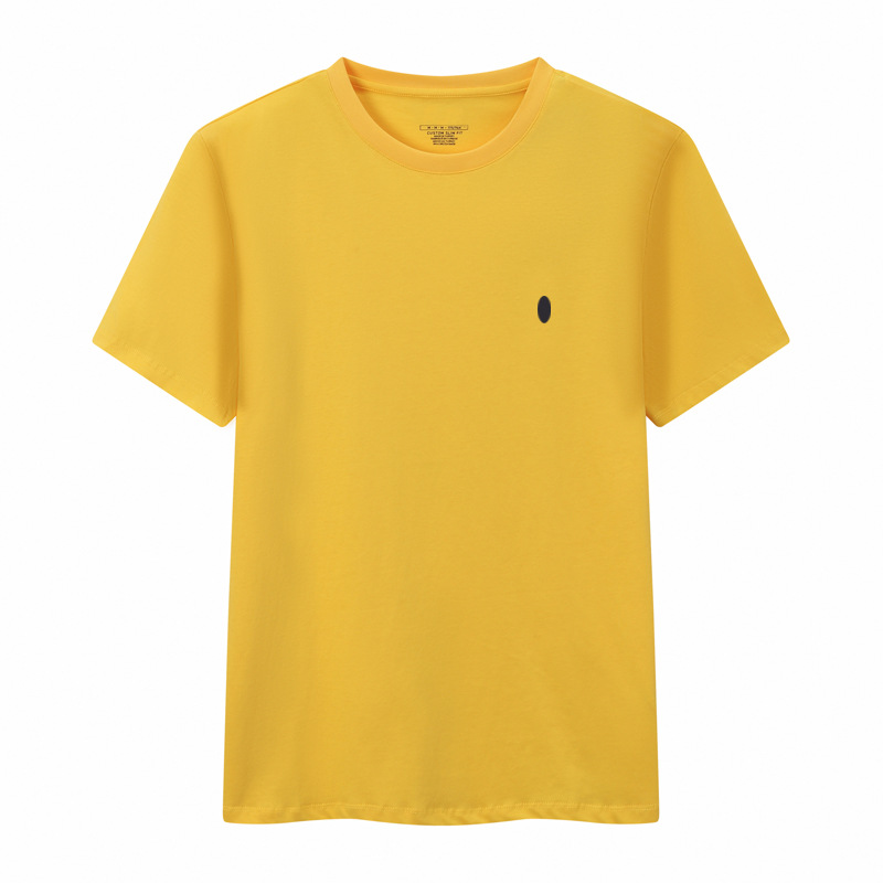 Yellow with royal blue pony logo