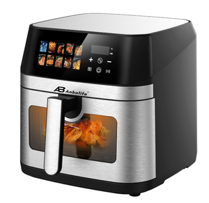 Anbolife Friteuse à air 7L avec bac à huile amovible en acier inoxydable, panneau <span class=keywords><strong>de</strong></span> commande tactile, 1800W et 8 fonctions - Product Image 1
