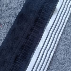 Fabrika Katlanır Düz Bağcıklı Bel Bandı Elastik Kemer File Kenarlı Elastik Bant Spor Salonu Sporları Egzersizi için Çift Sırtlı Elastik Bant - Product Image 4