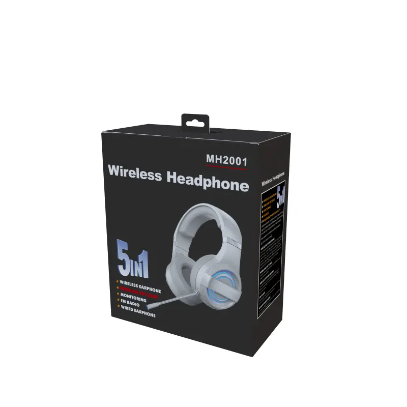 Headphone elektronik kemasan kotak Headset kotak hadiah paket untuk Earphone nirkabel