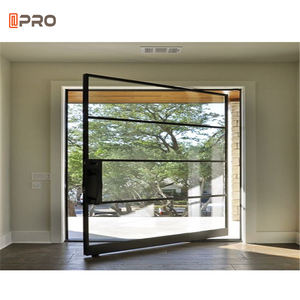 เดือยเปิดประตูทางเข้า,ทางเข้าประตูอะลูมิเนียมกระจกด้านหน้าสไตล์ใหม่ฤดูใบไม้ผลิ - Product Image 6