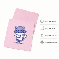 Chiffon de nettoyage en microfibre pour lunettes, écrans de téléphone et tablettes avec tissage anti-poussière, logo personnalisé, vente en gros de lingettes pour lentilles