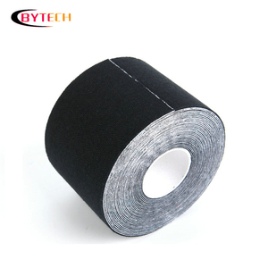 Bande adhésive médicale imperméable noire de 5 cm x 5 m, bande de kinésiologie, bandage adhésif pour la peau, 95% coton + 5% élasthanne, réduit la douleur - Product Image 4