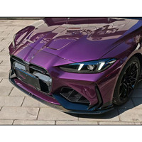 Kit carrosserie en fibre de carbone sèche pour BMW M3 M4 G80 G82, mise à niveau vers le style AD, pare-chocs avant, diffuseur, aileron, garde-boue