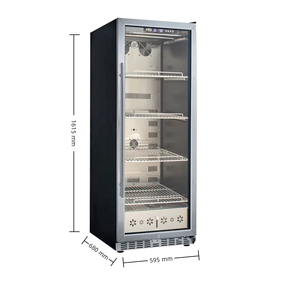 Réfrigérateur à viande Nuelead NE-343 en acier inoxydable avec porte vitrée, 380L, refroidissement par air, affichage numérique, préservation de la fraîcheur, affinage du bœuf - Product Image 4