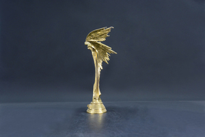 פסל אלת זהב בהזמנה אישית, מלאכת יד בהתאמה אישית, קישוט פסל ברונזה סיני סִגְנוֹן עשוי בגודל טבעי - Product Image 4