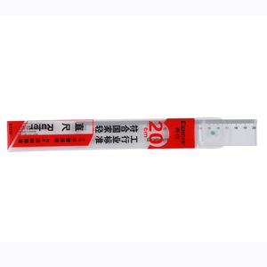 ไม้บรรทัดโคมิกซ์ 20 ซม. พลาสติกใส ขอบตรง อุปกรณ์สำนักงานสำหรับวาดภาพ - Product Image 2