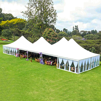 Tente de ligne B 8x8m 50 60 personnes tente de pagode tente d'événement extérieure