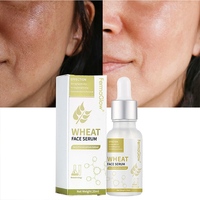 Sérum Visage Éclatant à l'Acide Hyaluronique Fermenté et à l'Extrait de Blé, Hydratant, Réparateur pour Peaux Ternes, Unifiant le Teint, à la Niacinamide