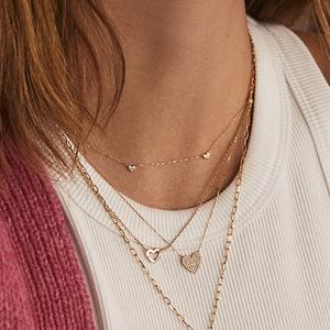 Collares de Plata de Ley 925 Al por Mayor para el Día de San Valentín, Regalos para Chicas, Joyería Fina Personalizada de Amor, Colgantes de Corazón para Mujer - Product Image 2