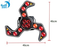 Projecteur de scène professionnel Bluemoon DJ DMX Bee Eyes Disco Lights RGBW Beam Full Moon Scimitar, nouveau modèle 120W 4-en-1 à tête mobile