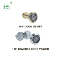 Viseur de porte de sécurité domestique personnalisé Doorplus UL, 25 mm, œil de poisson, grand angle