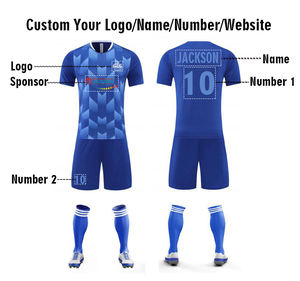 Jersey Sepak Bola Sublimasi Custom Pria Anak Seragam Sepak Bola Kosong Jersey Latihan Sepak Bola Futbol Camisetas Jersey Sepak Bola Retro - Product Image 5