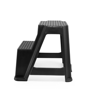 Taburete de plástico de 2 escalones, resistente, ligero y de alta calidad, con goma resistente al deslizamiento, sostiene 250 libras para adultos, niños, apartamento escolar - Product Image 3