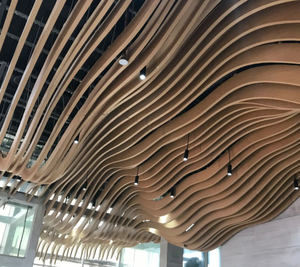 Panneaux de plafond en aluminium modernes en forme de U pour la décoration intérieure - Product Image 6