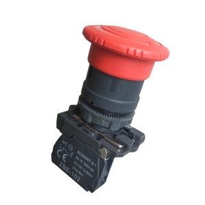 Interrupteur à <span class=keywords><strong>bouton</strong></span>-poussoir champignon en plastique XB5-AS542 22mm, étanche IP65, arrêt <span class=keywords><strong>d</strong></span>'<span class=keywords><strong>urgence</strong></span>, 1NC, 660V, 10A, <span class=keywords><strong>fonctionnement</strong></span> momentané - Product Image 2