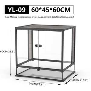 Tianbo Cheng hai Modernes PET-Reptilierglas-<span class=keywords><strong>Terrarium</strong></span> Einfacher Tier käfig für bärtige Drachen Schildkröten Regenwald gehege für Haustiere - Product Image 3