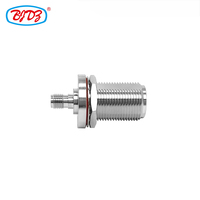 Conector Adaptador Coaxial RF N Hembra para Montaje en Panel a SMA Hembra, en Stock