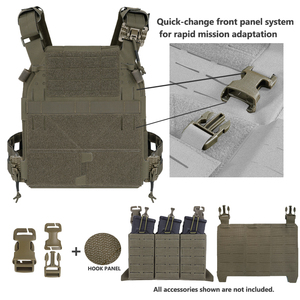 RG màu xanh lá cây Chiến Thuật Tấn công vest tấm tàu sân bay cho các hoạt động đặc biệt - Product Image 2