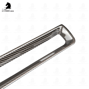 Copertura del cruscotto in fibra di carbonio adatta alla Console copertura del rivestimento del cruscotto per bocchetta di presa d'aria per undicesima generazione <span class=keywords><strong>Civic</strong></span> Type r FL5 <span class=keywords><strong>2022</strong></span> + - Product Image 2