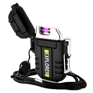 <strong>USB</strong> Rechargeable Arc Metal Electronic <strong>Lighter</strong> Custom Logo Modern Design Waterproof <strong>Cigarette</strong> <strong>Lighter</strong> Whole Sale Type C Charging - Product Image 1