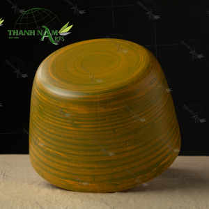 Tazón de Bambú Desechable Ecológico Personalizado D22xH14cm Estilo Clásico >10L para Fiestas Directo de Vietnam para Restaurantes - Product Image 1