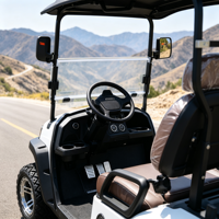 Voiturette de golf électrique fiable de haute qualité, 2 places, compacte, performante, avec batterie, pour les excursions