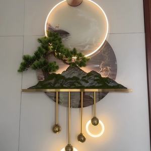 Cuadro de Luz LED Metálico 3D, Mural de Lujo Dorado de Naturaleza Muerta, Impresión UV Acrílica de Alta Definición, Pintura Decorativa de Cristal - Product Image 4