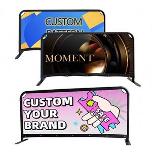 Barrera de Control de Multitudes para Exteriores con Logotipo Personalizado Impreso - Product Image 1