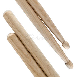 Yüksek kaliteli davul aksesuarları toptan Drumsticks 5A 7A özel Logo Hickory davul sopa - Product Image 2