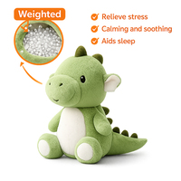 Peluche lestée personnalisée par le fabricant, jouet en peluche apaisant, jouets doux pour soulager l'anxiété, animal en peluche personnalisé
