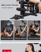 Appareil de musculation multifonction 3 stations pour la maison, en fer et acier, machine Smith multifonction pour l'entraînement de force et des triceps