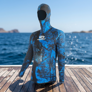 Traje de Neopreno Aropec de 1mm con Camuflaje para Pesca Submarina, Manga Larga, Ligero, Protección y Comodidad - Product Image 3