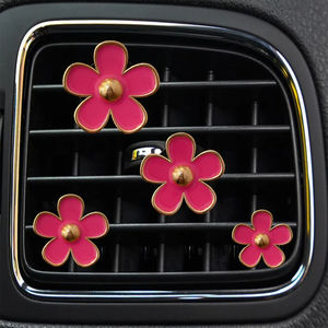 Accessoires de décoration intérieure, clips de parfum pour sortie d'air de voiture, petite marguerite, diffuseur d'air de voiture, aromathérapie - Product Image 5