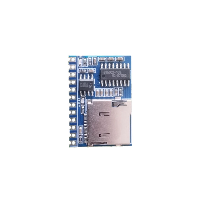 Taidacent Mini MP3 Player Audio Module MP3 WAV Voice Music Playback Module Serial Trigger Sound Box Play Board Support TF Card