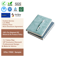Cuadernos A5 de Cuero PU con Cierre Elástico para Escritura Sostenible, Regalos Promocionales Corporativos