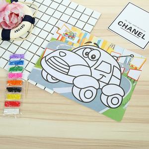 Kit de Arte de arena para niños con arenas de colores y tablero de pintura juguetes de dibujo de PC de plástico herramienta educativa en caja - Product Image 5