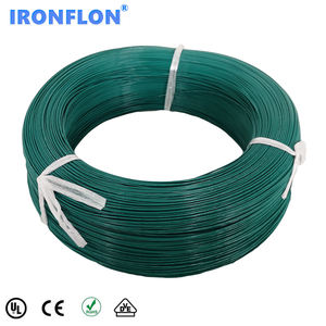 Cable <span class=keywords><strong>de</strong></span> batería FEP UL Cert Cable electrónico Alambre <span class=keywords><strong>de</strong></span> cobre plateado UL10308 24AWG Núcleo único Eléctrico Alta temperatura - Product Image 2