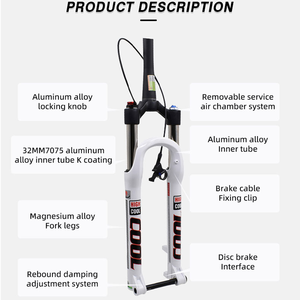 Dfs <span class=keywords><strong>bonne</strong></span> qualité amortissement <span class=keywords><strong>VTT</strong></span> <span class=keywords><strong>fourche</strong></span> avant <span class=keywords><strong>vtt</strong></span> Air Lockout Suspension vélo <span class=keywords><strong>fourche</strong></span> avant - Product Image 3
